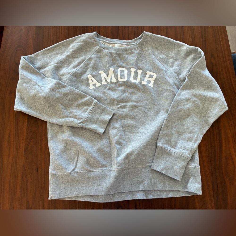 Zadig & Voltaire grey Amour sweatshirt, Large